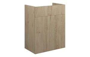 Eden 500mm Standard Basin Unit - Havana Oak (Oak Cab)